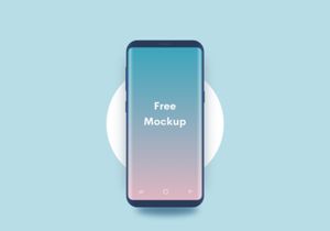 Minimal Samsung S8 Mockup