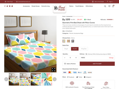 Hand Craft Website Template