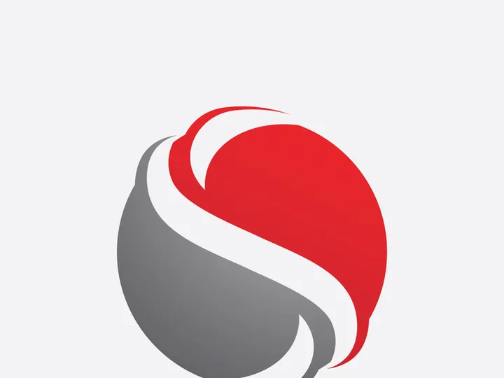 S letter logo, vector sign template design