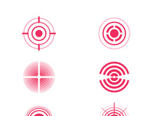 Pain rings vector illustration design