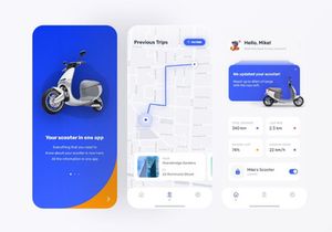 e-Scooter App Ui Design