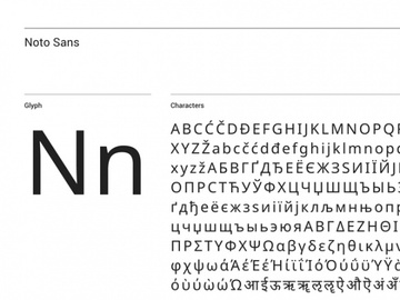 Noto Sans: A free typeface supporting 800+ languages preview picture