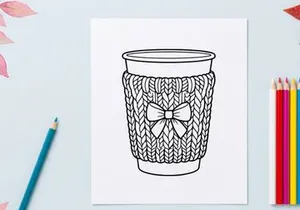 Manopla tejida a mano con estampado de copo de nieve para envoltorios navideños festivos y decoración