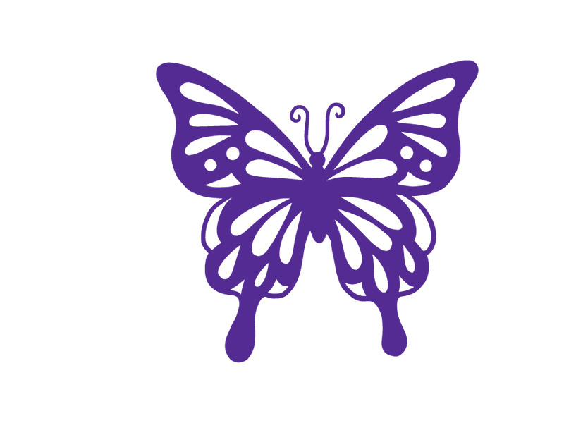 Butterfly, SVG Vector Illustration