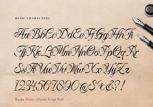 Kasfia Sirius | Classic Script