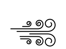 Wind vector icon design illustration