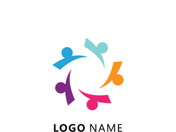 Community and adoption care Logo vector icon template preview picture