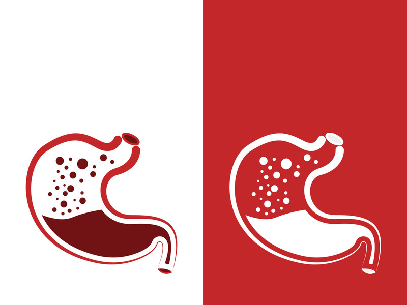 stomach care icon design concept vector illustration