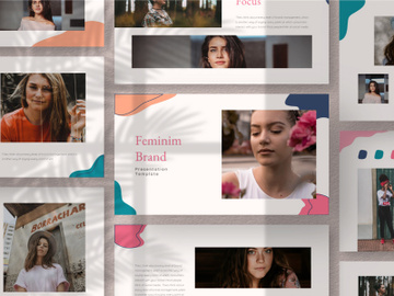 Feminim Brand Keynote Template preview picture