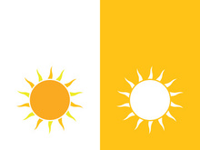 Sun vector illustration icon logo template design