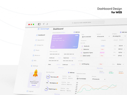 Finance Management Dashboard -SaaS Platform