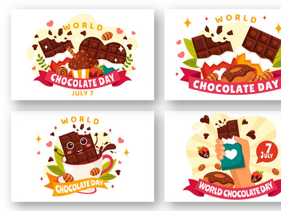 13 World Chocolate Day Illustration