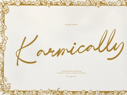 Karmically | Handwritten Script