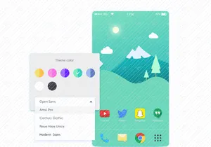 Color theme picker UI