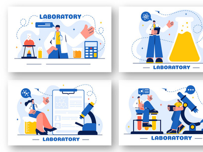 18 Laboratory Science Illustration