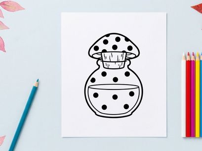 Cute cartoon mushroom salt and pepper shakers set. Whimsical polka dot kitchen condiment dispensers for playful home decor.