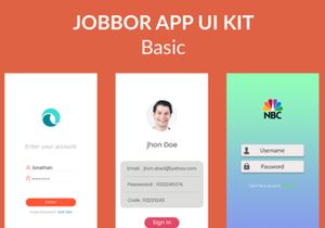 Jobbor Basic App UI Kit