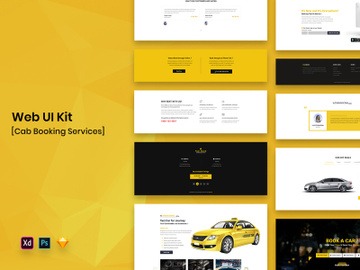 Cab Booking Web UI Kit preview picture