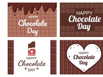 20 Happy Chocolate Day Illustration