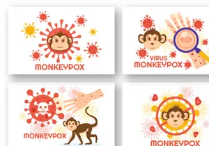 12 Monkeypox Outbreak Illustration