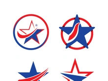 Star icon template vector illustration design