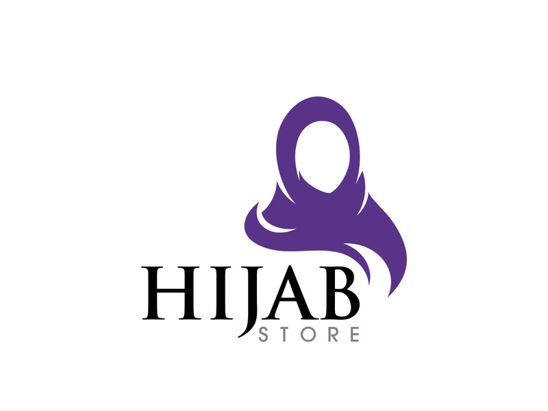 Hijab Fashion icon design