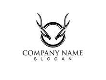 Deer vector icon illustration design