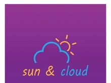 Sun logo design with a modern concept.