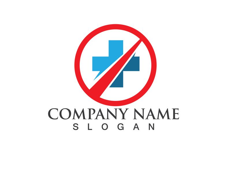 Cross Medical Logo template vector illustration