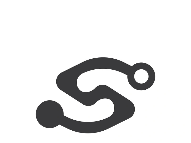 Business corporate S letter logo design vector