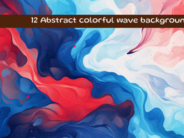 Vibrant Acrylic Abstract Background preview picture