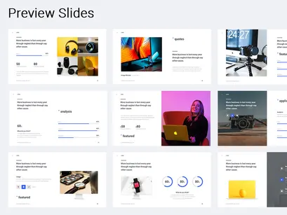 LUMA - Fully Animated Google slide Presentation Template