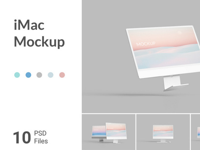Minimal iMac Mockup