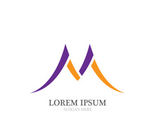 M Logo Template vector illustration design