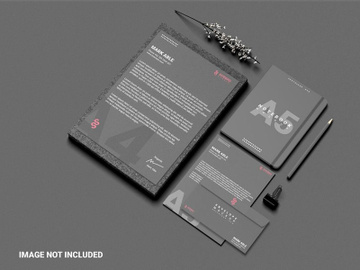 Free Branding Stationery Mockup preview picture