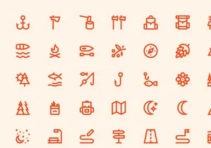 Outdoors icons