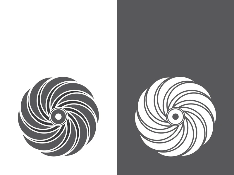 vortex vector illustration icon logo template design