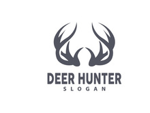 Deer Logo Deer Hunter Vector Forest Animal Design
