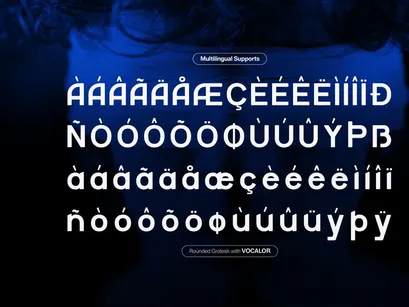 Vocalor | Rounded Grotesk