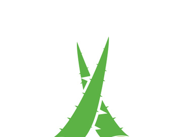 Aloe Vera logo icon design symbol beauty skin care preview picture