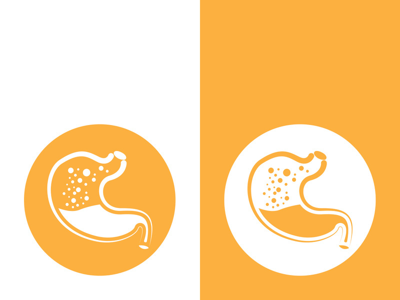 stomach care icon design concept vector illustration