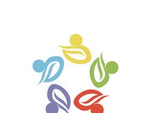 Community, network and social icon design template