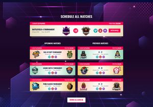 Bigamer - eSports And Gaming Tournaments PSD Template