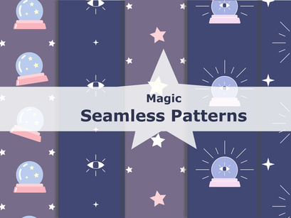 Magic and Boho Seamless Patterns Bundle