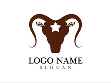 Goat logo template vector icon illustration design
