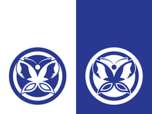 Butterfly logo icon vector design illustration