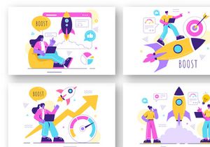 13 Business Boost Illustration