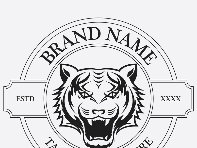 Tiger logo vintage