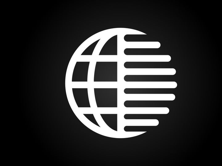 Earth logo design template. Globe icon sign symbol