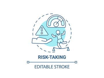Risk taking concept icon preview picture